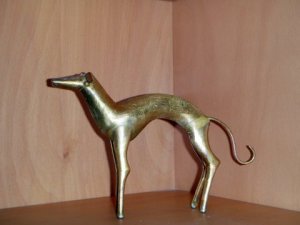 Moroccan Sighthound Sculpture