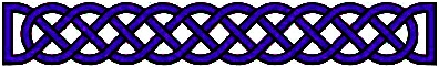 Celtic Long Knot Intense Blue