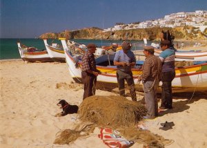 Fishermen of the Algarve in Portugal